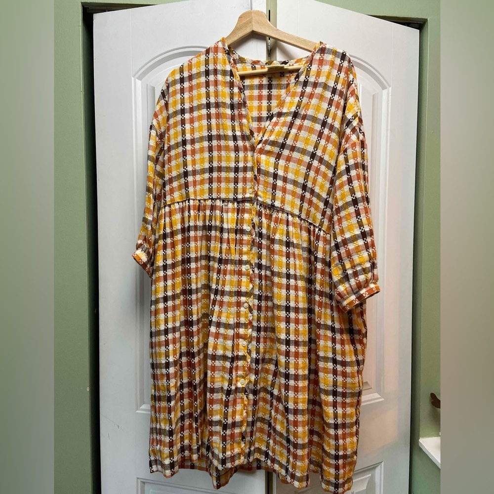 Beaton linen house dress